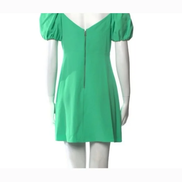 alice + olivia Dana Puff Sleeve Mini Dress Size 4 NWT - Picture 7 of 9